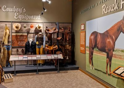 The Cowboy's Equipment exhibit at the National Ranching Heritage Center